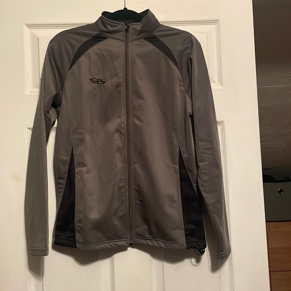 Grey Medium Full Length Zip Up Sweatshirt